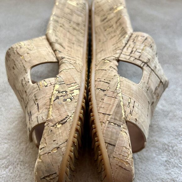 L'Amour Des Pieds Catiana Natural Open Toe Slip On Slide Cork Sandals US 7 M - Picture 16 of 16